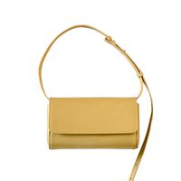 Women's Medium Pu Leather Solid Color Fashion Square Flip Cover Crossbody Bag main image 5
