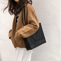 Women's Medium All Seasons Pu Leather Solid Color Fashion Square Magnetic Buckle Tote Bag main image 3