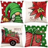 Fashion Cartoon Letter Linen Pillow Cases main image 6