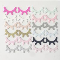 Cute Eyelashes Wood Wall Sticker sku image 2