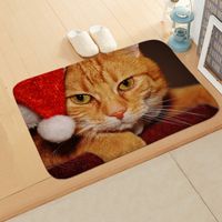Cute Animal Flannel Fabric Floor Mat main image 3