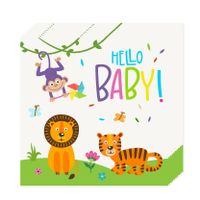 Birthday Animal Cartoon Paper Party Tableware sku image 10