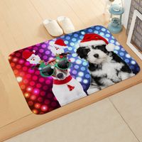 Cute Animal Flannel Fabric Floor Mat main image 6