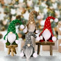Weihnachten Süß Einfarbig Tuch Gruppe Rudolf Puppe 1 Stück main image 4