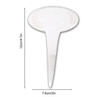 Simple Acrylic Flower Plant Potted Garden Marker Butterfly Field Cutting sku image 4