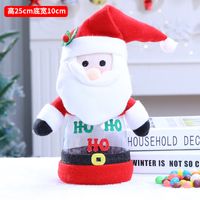 Christmas Christmas Santa Claus Snowman Nonwoven Party Candy Jar 1 Piece sku image 1