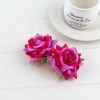 Fashion Flower Cloth Hair Combs sku image 8