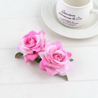 Romantic Flower Cloth Insert Comb sku image 4