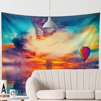 Cute Animal Cartoon Landscape Polyester Tapestry main image 4