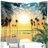 Fashion Cartoon Landscape Polyester Tapestry main image 4