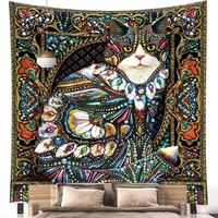 Cute Animal Cartoon Landscape Polyester Tapestry sku image 4