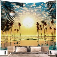 Fashion Cartoon Landscape Polyester Tapestry sku image 15