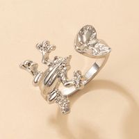 Simple Style Hand Frog Alloy Plating Unisex Rings 1 Piece main image 1