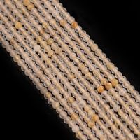 2mm Natural Stone Cut Faceted Loose Bead Faceted Small Angle Beaded sku image 6