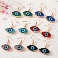 Fashion Eye Alloy Resin Plating Women's Ear Hook 1 Pair main image 1