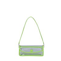 Women's Small Pvc Solid Color Fashion Square Magnetic Buckle Underarm Bag sku image 3