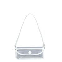 Women's Small Pvc Solid Color Fashion Square Magnetic Buckle Underarm Bag sku image 1