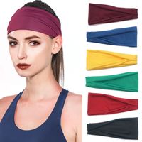 Fashion Solid Color Cloth Hair Band 1 Piece main image 5