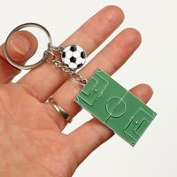 Fashion Football Alloy Stoving Varnish Unisex Keychain 1 Piece sku image 2