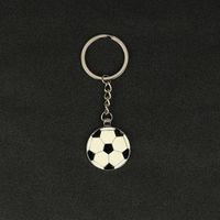 Fashion Football Alloy Stoving Varnish Unisex Keychain 1 Piece sku image 1