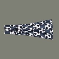 Mode Football Tuch Drucken Haarband 1 Stück sku image 9