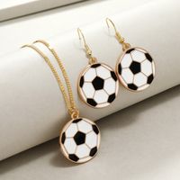 Fashion Football Alloy Enamel Unisex Necklace main image 2