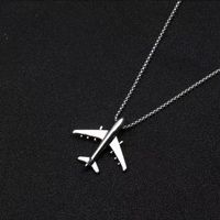 Simple Style Airplane Alloy Plating Unisex Necklace 1 Piece main image 6
