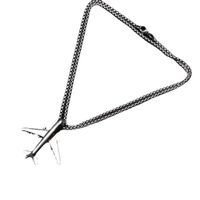 Simple Style Airplane Alloy Plating Unisex Necklace 1 Piece main image 3