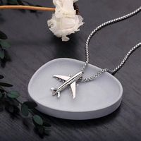 Simple Style Airplane Alloy Plating Unisex Necklace 1 Piece main image 2