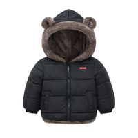 Warm Winter Fashion Animal Cartoon Solid Color Polyester Boys Outerwear main image 5