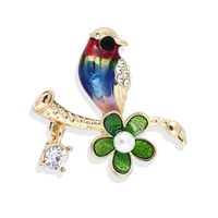 Original Design Animal Alloy Gold Plated Silver Plated Rhinestones Kid's Brooches main image 4