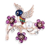 Original Design Animal Alloy Gold Plated Silver Plated Rhinestones Kid's Brooches main image 3