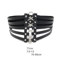 Fashion Solid Color Pu Leather Buckle Women's Leather Belts 1 Piece sku image 1