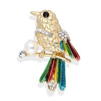 Original Design Animal Alloy Gold Plated Silver Plated Rhinestones Kid's Brooches sku image 5