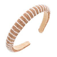 Mode Geometrisch Tuch Künstliche Perlen Strasssteine Haarband main image 3