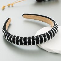 Mode Geometrisch Tuch Künstliche Perlen Strasssteine Haarband sku image 3