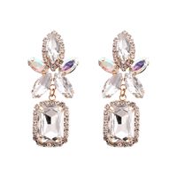 Fashion Eye Alloy Inlay Rhinestones Women's Drop Earrings 1 Pair main image 5