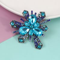 Elegant Water Droplets Alloy Rhinestone Women's Brooches 1 Piece main image 2