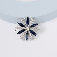 Elegante Copo De Nieve Aleación Diamante De Imitación Mujeres Broches 1 Pieza main image 3
