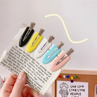 Simple Style Solid Color Plastic Hair Clip 1 Set main image 2