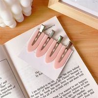 Simple Style Solid Color Plastic Hair Clip 1 Set sku image 3