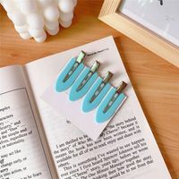 Simple Style Solid Color Plastic Hair Clip 1 Set sku image 4