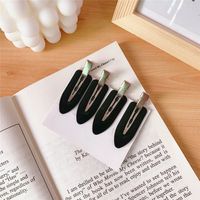 Simple Style Solid Color Plastic Hair Clip 1 Set sku image 5