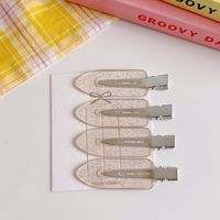 Simple Style Solid Color Plastic Hair Clip 1 Set sku image 6