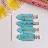 Simple Style Solid Color Plastic Hair Clip 1 Set sku image 8