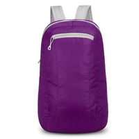 Sports Solid Color Square Zipper Functional Backpack sku image 3