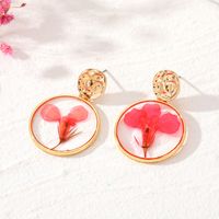 Sweet Flower Alloy Epoxy Women's Drop Earrings 1 Pair main image 4
