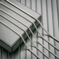 Einfacher Stil Geometrisch Rostfreier Stahl Überzug Kette Halskette main image 4