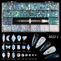 Fashion Geometric Glass Nail Decoration Accessories 1 Set sku image 5
