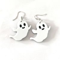 Funny Ghost Arylic Women's Drop Earrings 1 Pair sku image 2